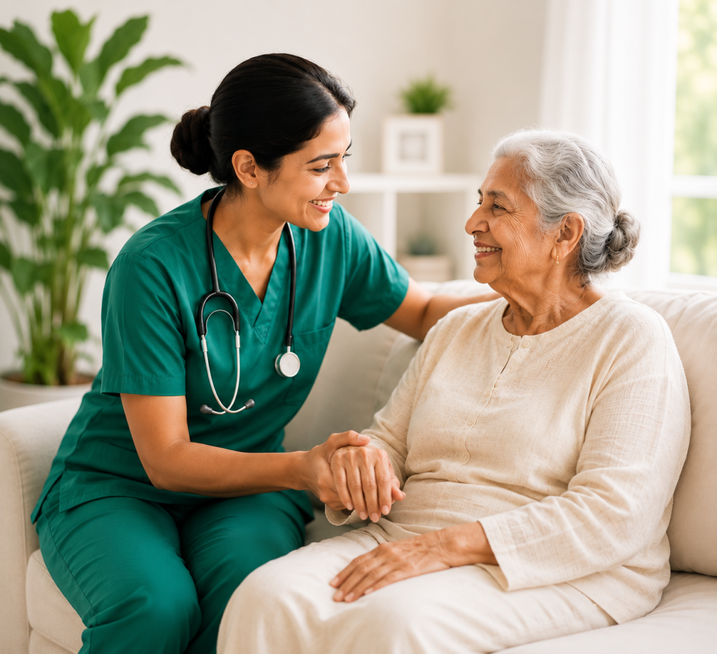 book home healthcare appointment Delhi